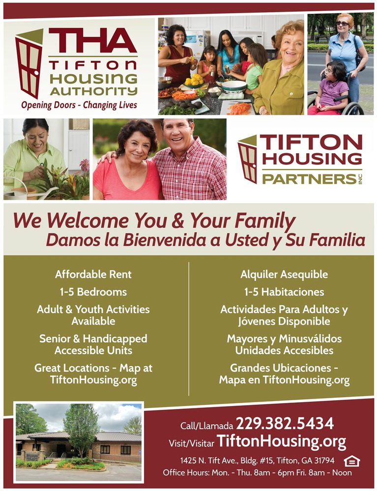 Tifton Housing Authority - We welcome you and your family