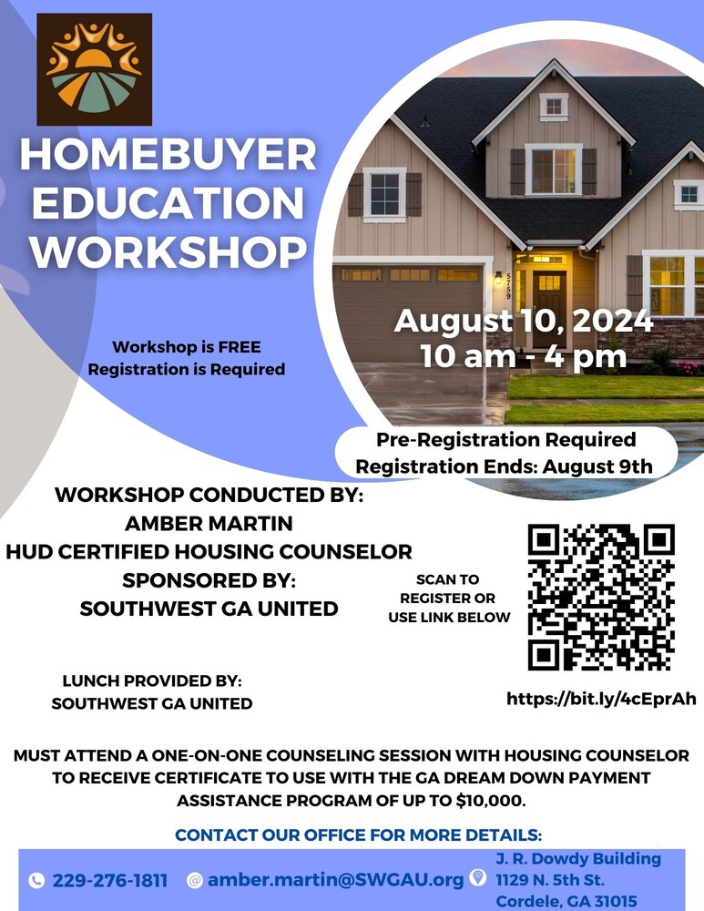 Homebuyer Education Workshop Flyer